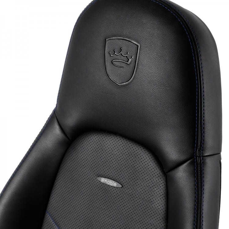 Gamer szék noblechairs ICON PU Bőr Fekete/Kék