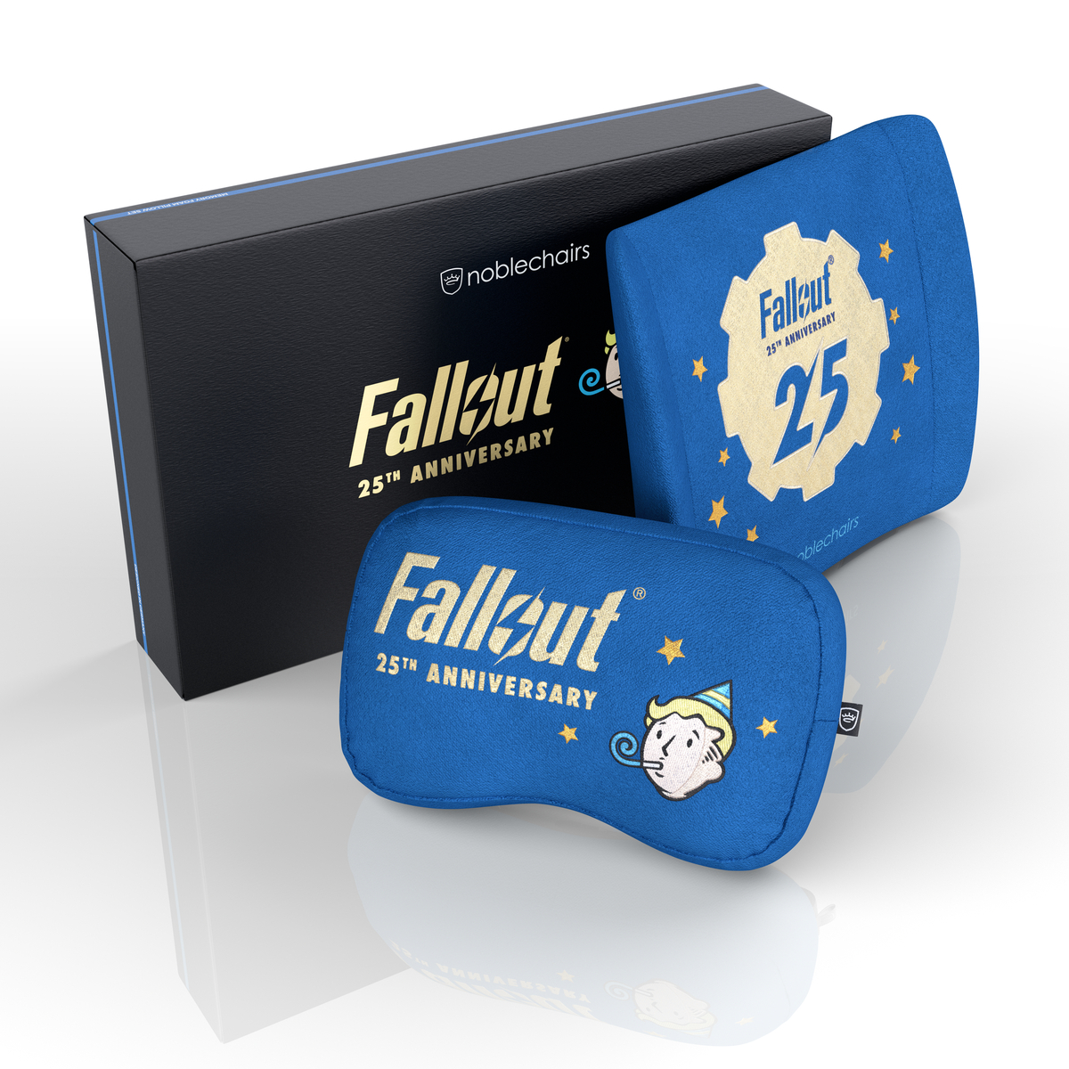 noblechairs Memory Foam Pillow-Set - Fallout 25th Anniversary Edition