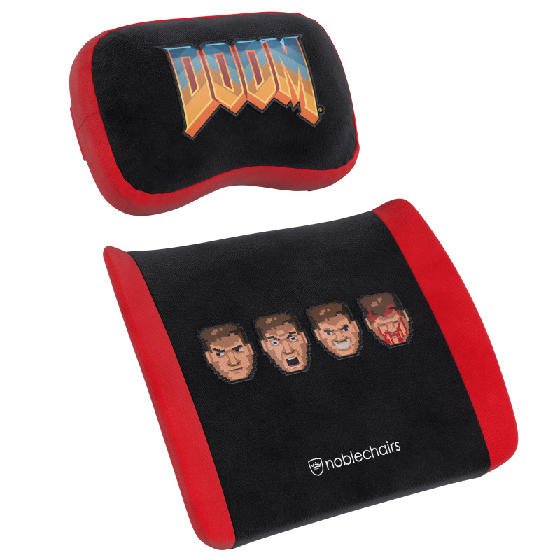 noblechairs Memory Foam pillow -Set - DOOM Retro Edition