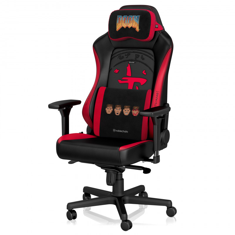 noblechairs Memóriahabos párnaszett DOOM Retro Edition Fekete