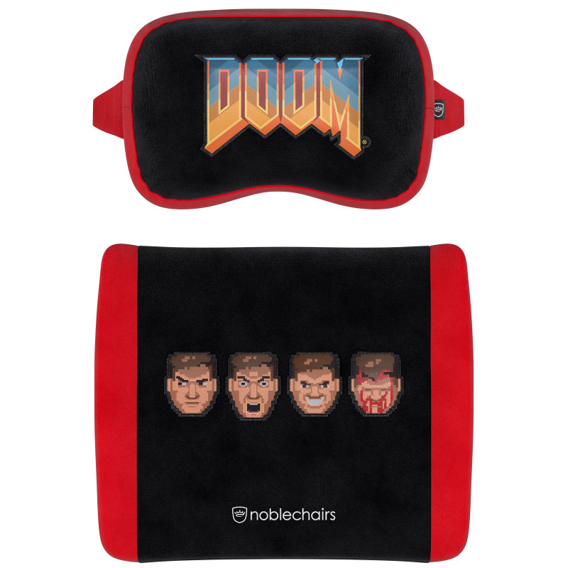 noblechairs Memory Foam pillow -Set - DOOM Retro Edition