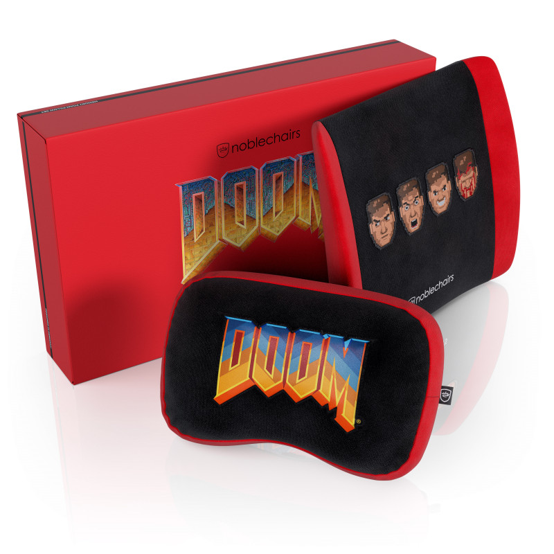 noblechairs Memory Foam pillow -Set - DOOM Retro Edition