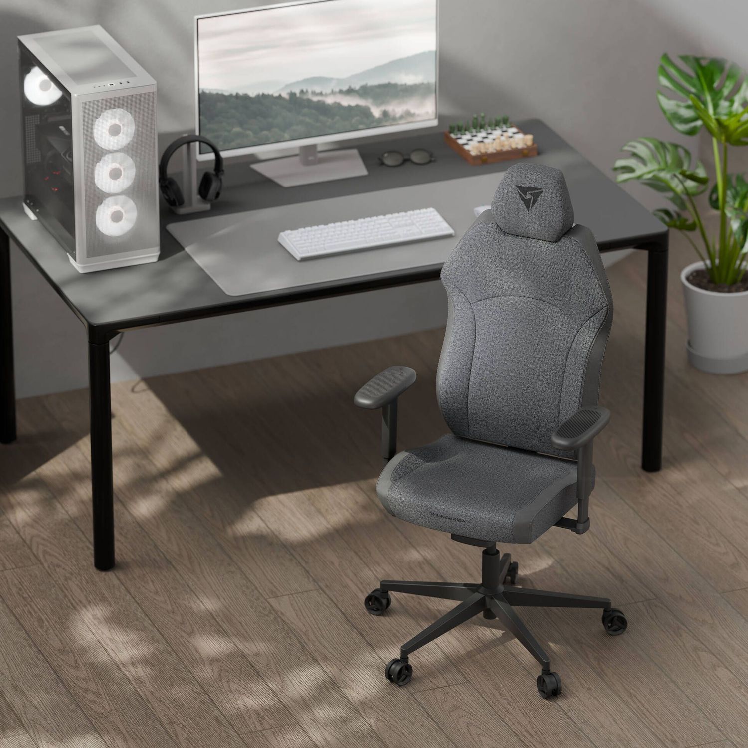 ThunderX3 Solo 360 Ergonomikus Gamer szék- Loft Air Dark Grey