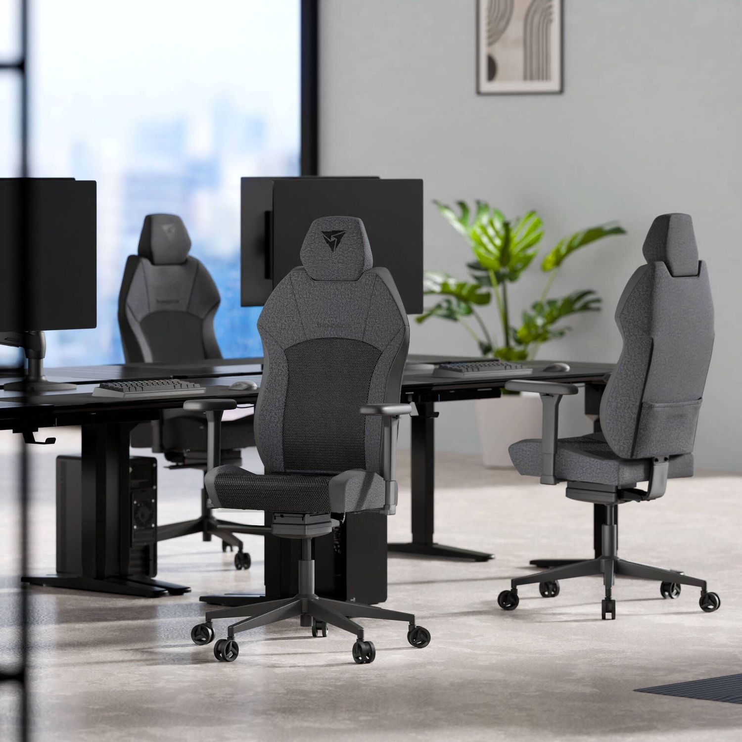 ThunderX3 Solo 360 Ergonomikus Gamer szék - Mesh Black