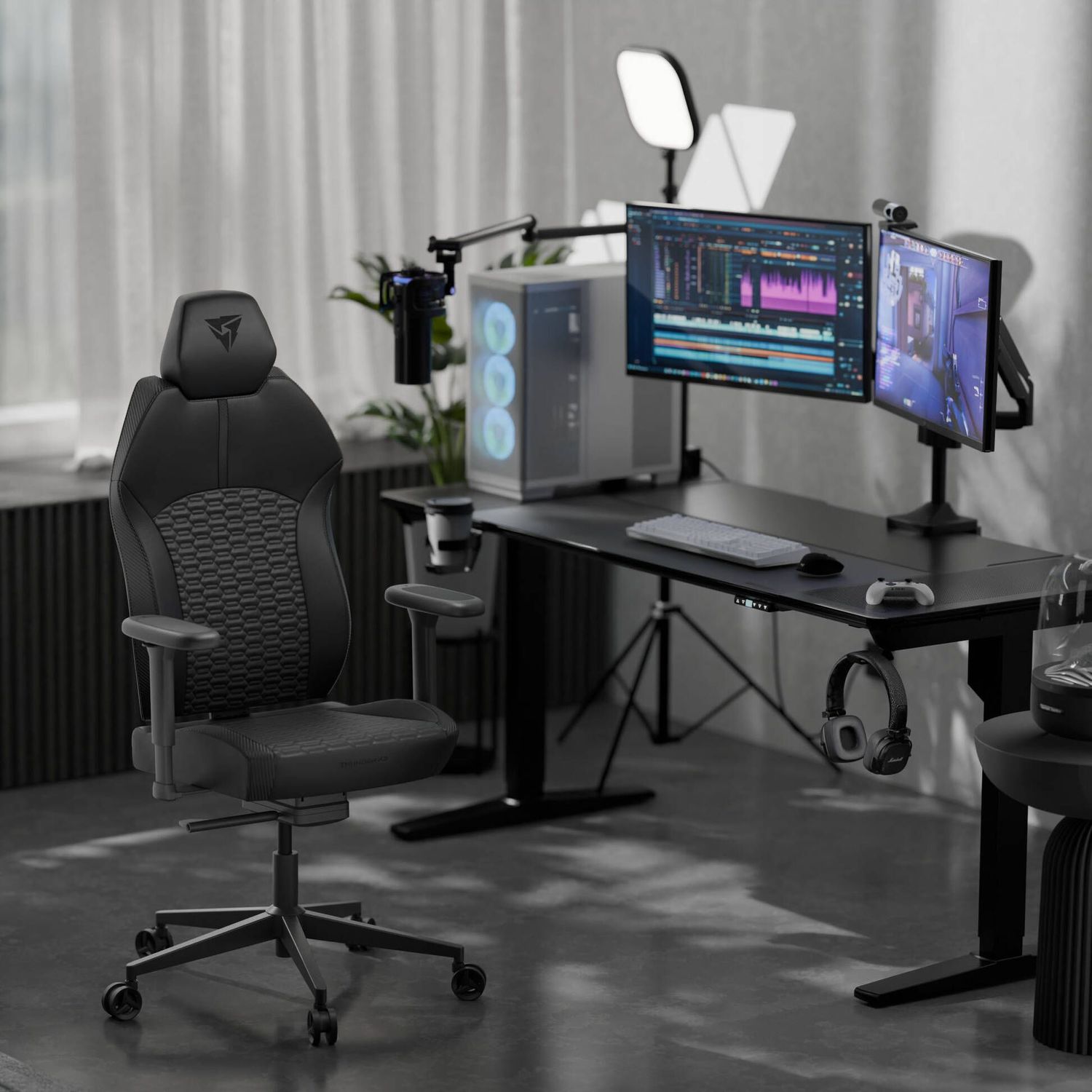 ThunderX3 Solo 360 Ergonomikus Gamer szék - Racer Black