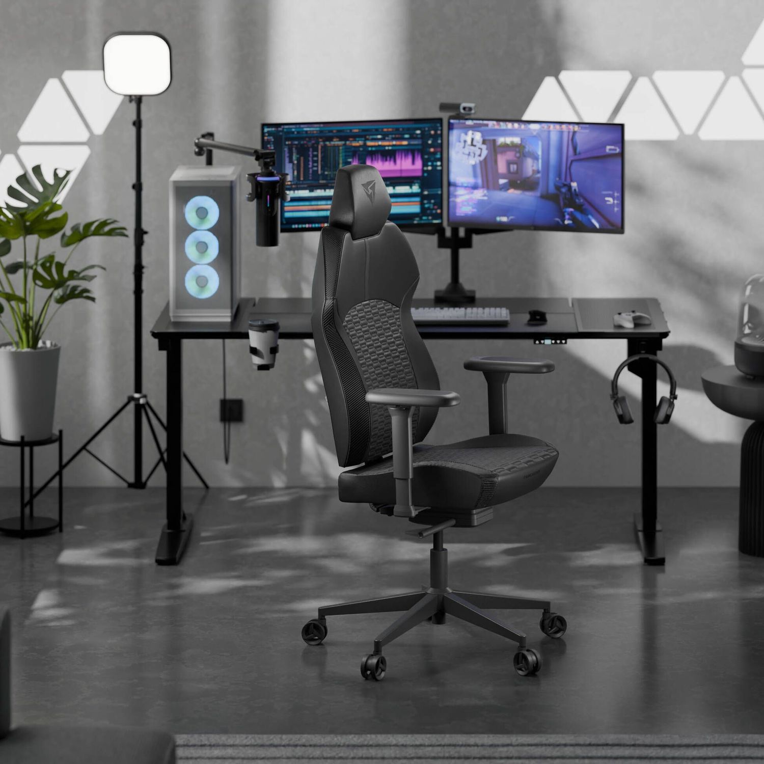ThunderX3 Solo 360 Ergonomikus Gamer szék - Racer Black