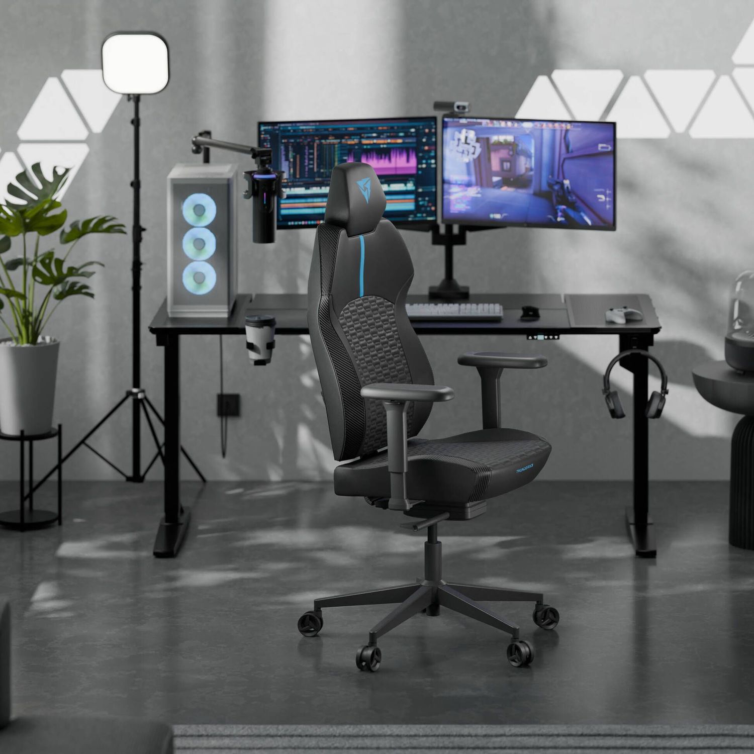 ThunderX3 Solo 360 Ergonomikus Gamer szék - Racer Blue