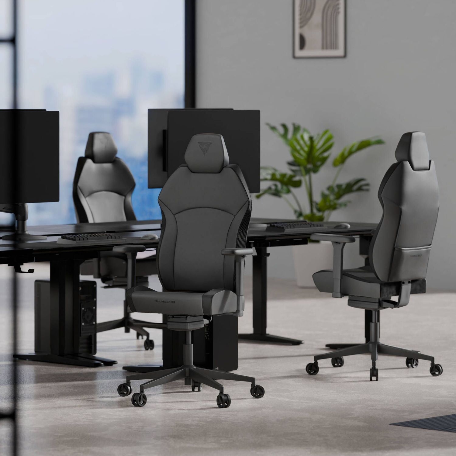 ThunderX3 Solo 360 Ergonomikus Gamer szék - Modern Black