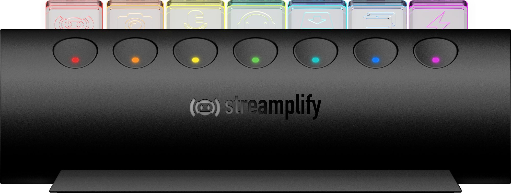 HUB USB Streamplify CTRL 7 Slot RGB 12V Fekete