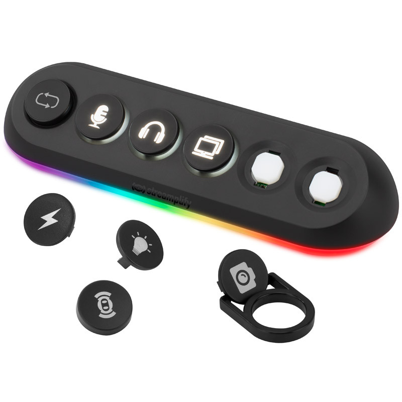 Streamplify HUB DECK 5 Slot, RGB, 12V, EU - Black