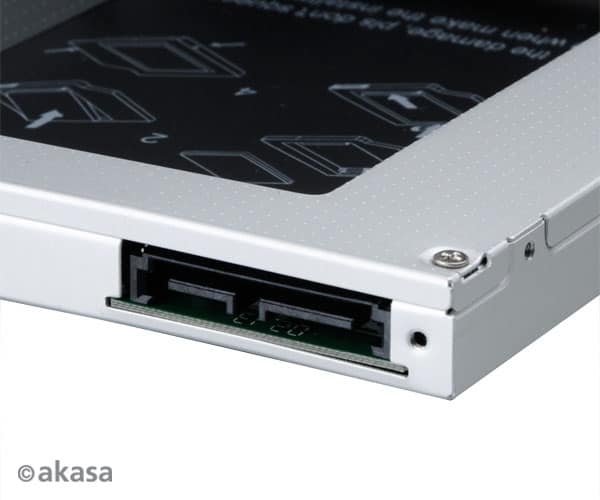 HDD/SSD beépítő keret Akasa N.Stor Slim ODD helyre - 2.5 HDD/SSD (13mm)