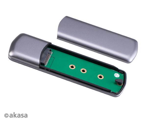 SSD Ház Akasa Portable M.2 SATA / NVMe SSD - USB 3.2 Gen 2