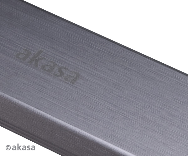 SSD Ház Akasa Portable M.2 PCIe/ NVMe SSD - USB 3.1 Gen 2 ultra slim alumínium