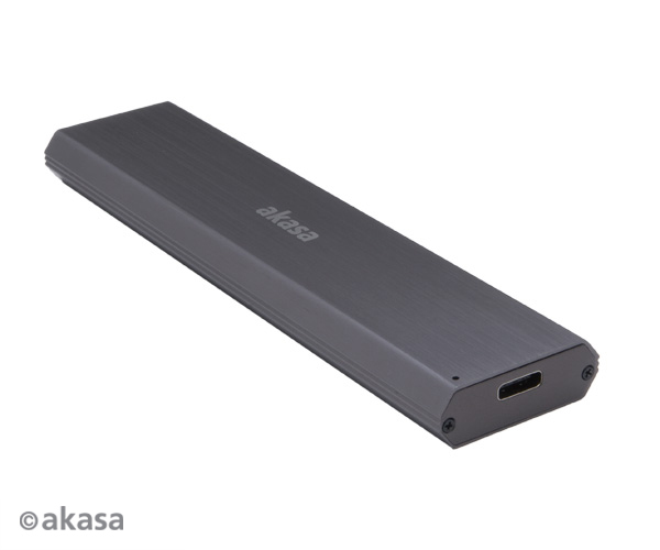 Akasa Portable M.2 PCIe / NVMe SSD - USB 3.1 Gen 2 ultra slim Aluminium