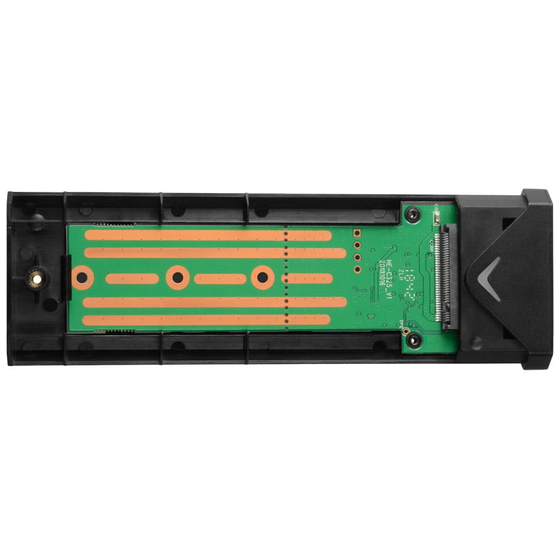 SSD ház Axagon M.2, USB 3.2 Type-C NVMw 42-80mm Fekete