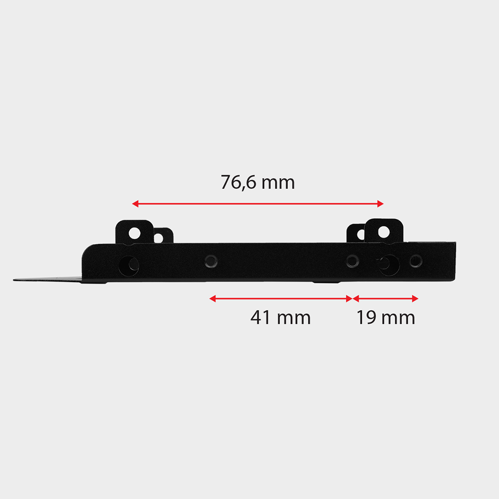 HDD beépítő keret AXAGON RHD-P25 2x2,5" SSD/HDD konzol a 3,5"-es rekeszbe vagy PCI foglalatba fek