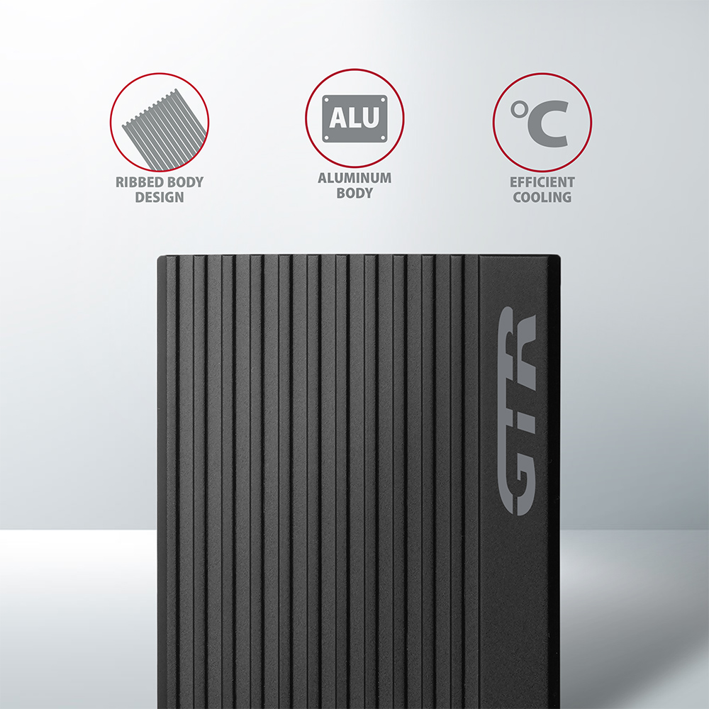 AXAGON EEM2-GTR external case M.2 SSDs USB-C 3.2 Gen 2, black
