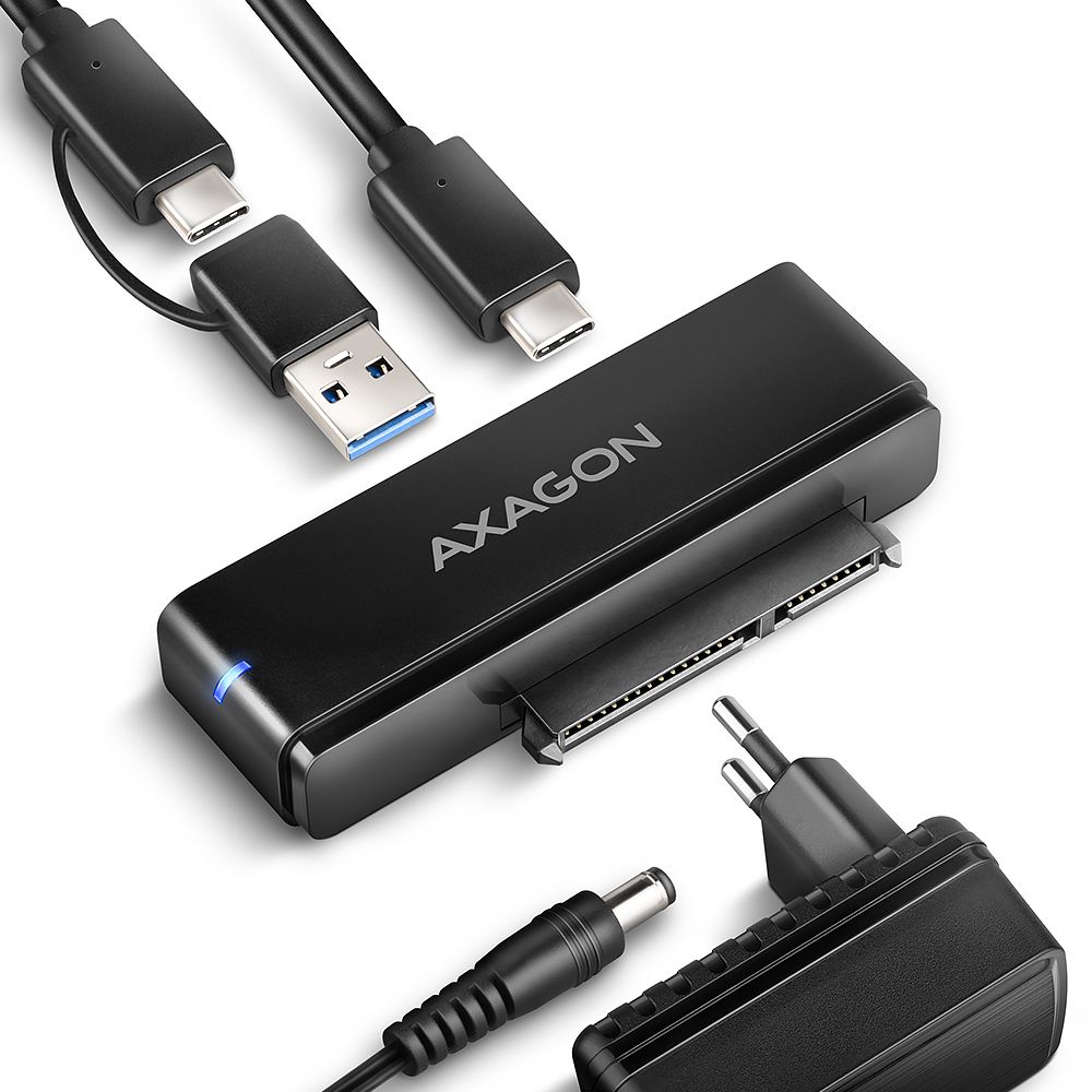 Axagon ADSA-FPX USB-C 10Gbps FAST PORT X adapter 2.5" / 3.5" SSD/HDD-hez