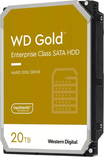 HDD SATA WD 20TB 3.5 7200 512M 24x7 Gold Enterprise