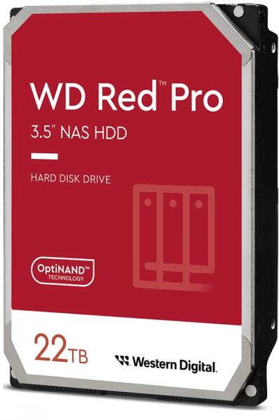 HDD SATA WD 22TB 3.5 IntelliPower 512M Red Pro for NAS