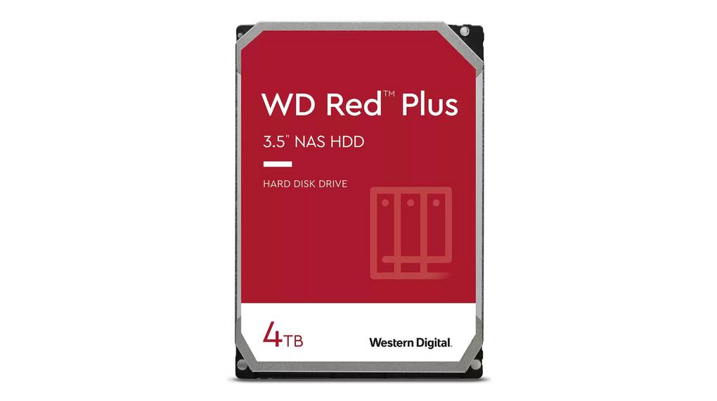 HDD SATA WD 4TB 3.5 5400 256M Red Plus