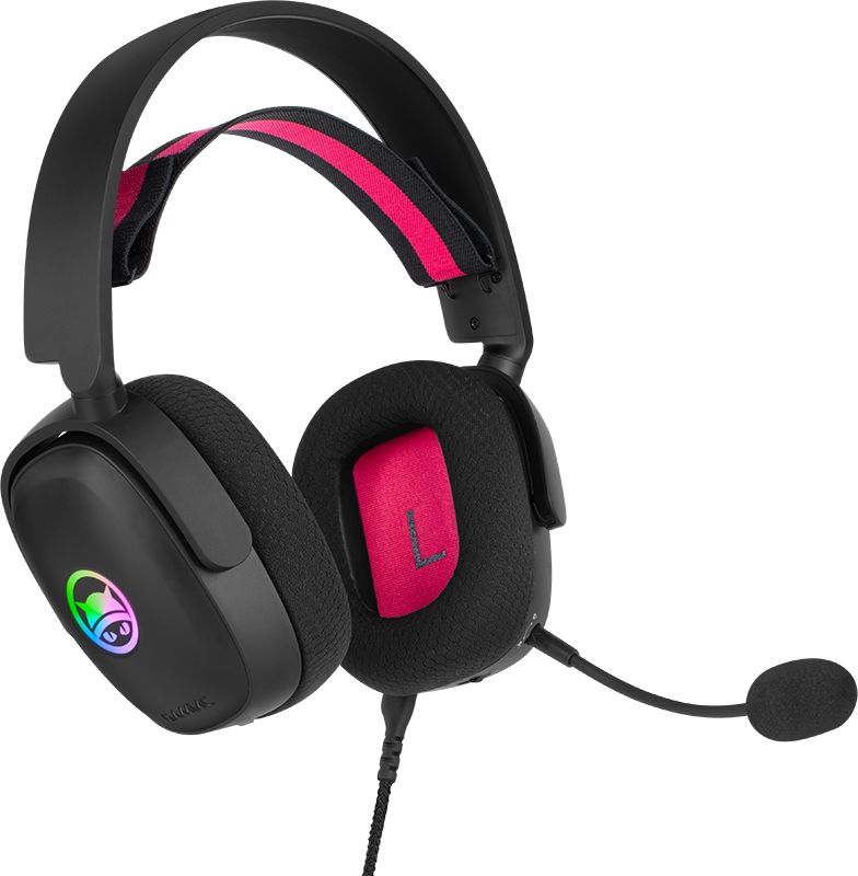 Fejhallgató GAMIAC HS71 Gaming Headset - fekete