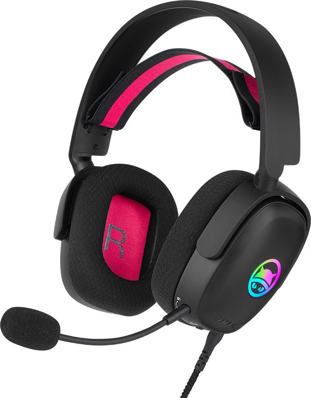 Fejhallgató GAMIAC HS71 Gaming Headset - fekete