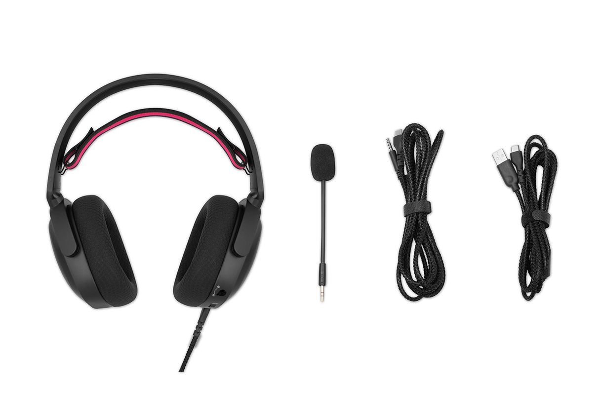 Fejhallgató GAMIAC HS71 Gaming Headset - fekete