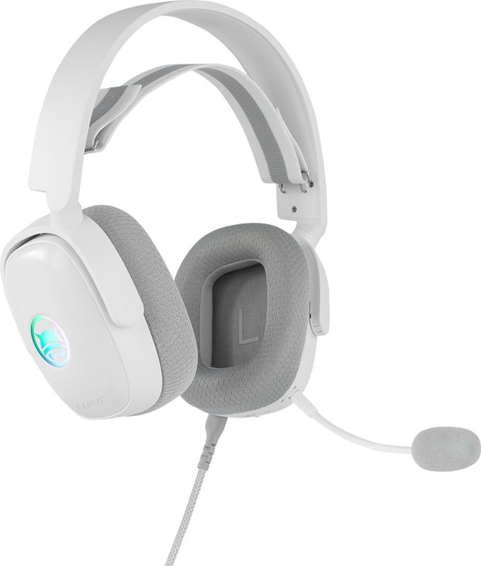 Fejhallgató GAMIAC HS71 Gaming Headset - fehér