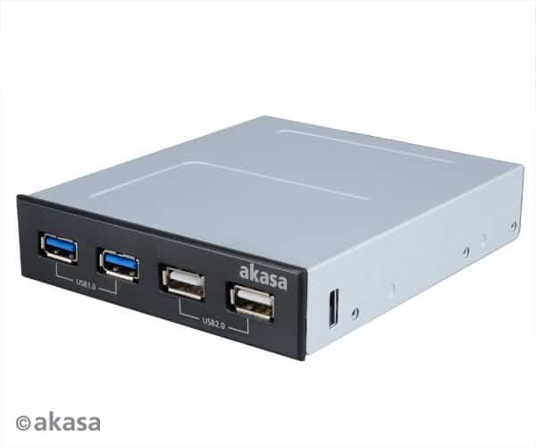 Akasa InterConnect S (V3) 3.5´´ USB3.0 & USB2.0 Hub (AK-ICR-12V3)