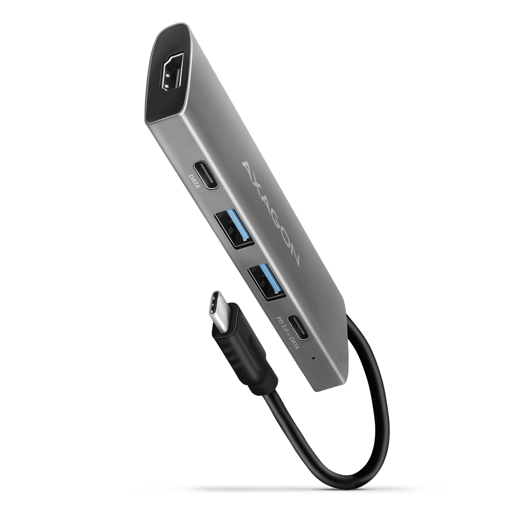 HUB AXAGON HMC-5G21 USB-C 10Gbps SPEEDSTER 5in1 hub
