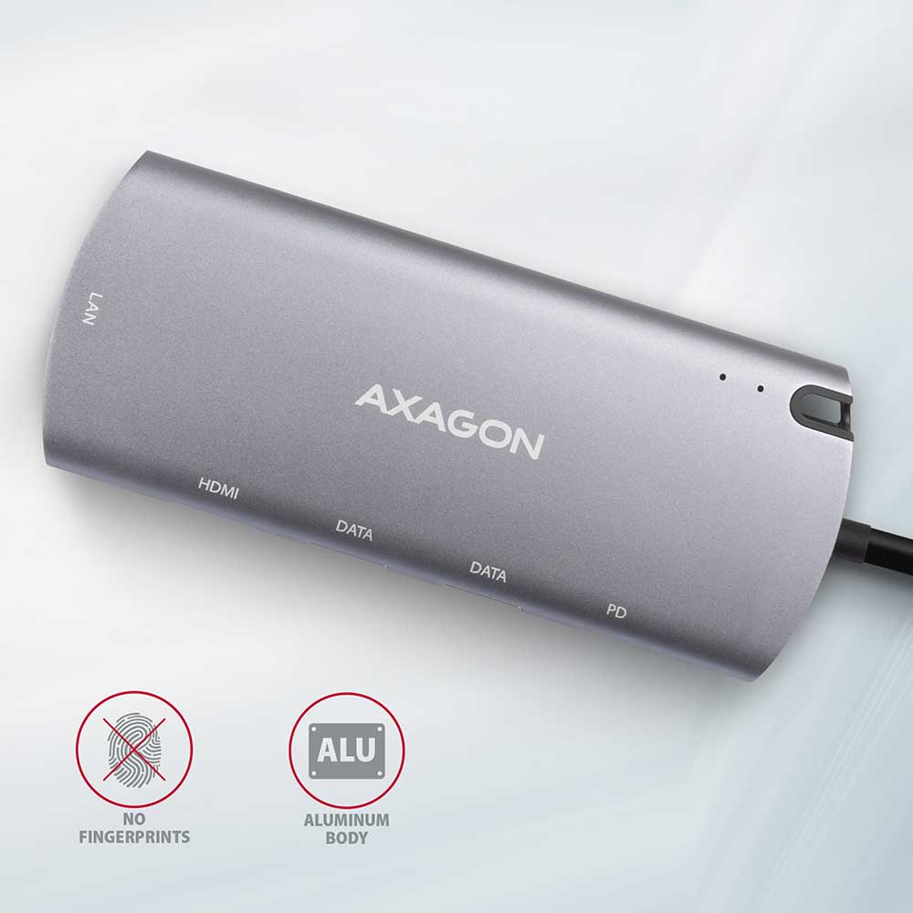 HUB AXAGON HMC-6M2 HUB, USB 3.2 Gen 1, M.2 SATA, SATA 6G, UASP, HDMI