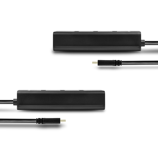 HUB AXAGON HUE-S2C USB-C 3.1 töltőhub fekete