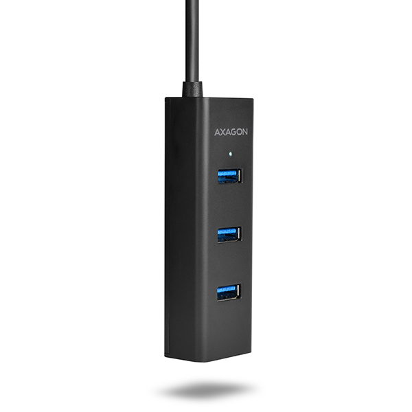 HUB AXAGON HUE-S2C USB-C 3.1 töltőhub fekete