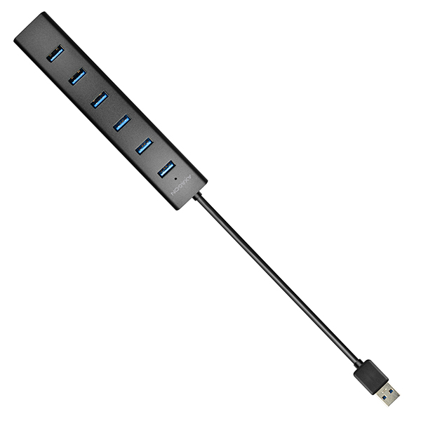 Axagon HUE-SA7BP 7x USB3.0 CHARGING HUB + 2A charger
