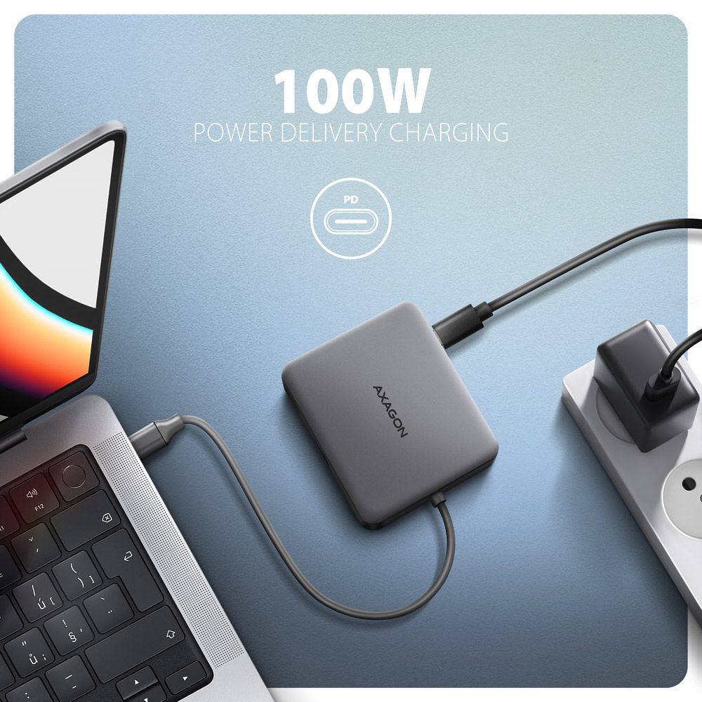 AXAGON HMC-5HL USB-C 5 Gbps SuperSpeed 5-in-1 Hub