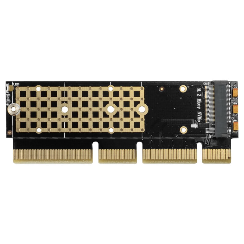 I/O bővítőkártya Axagon PCI-E 3.0 16x - M.2 SSD NVMe, 80mm SSD, alacsony profilú 1U