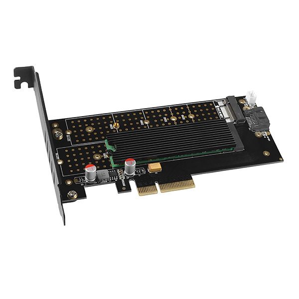 I/O Expansion Card PCEM2-DC PCIe NVMe+SATA M.2 Adapter