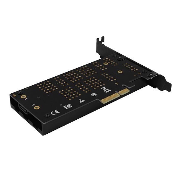I/O Expansion Card PCEM2-DC PCIe NVMe+SATA M.2 Adapter