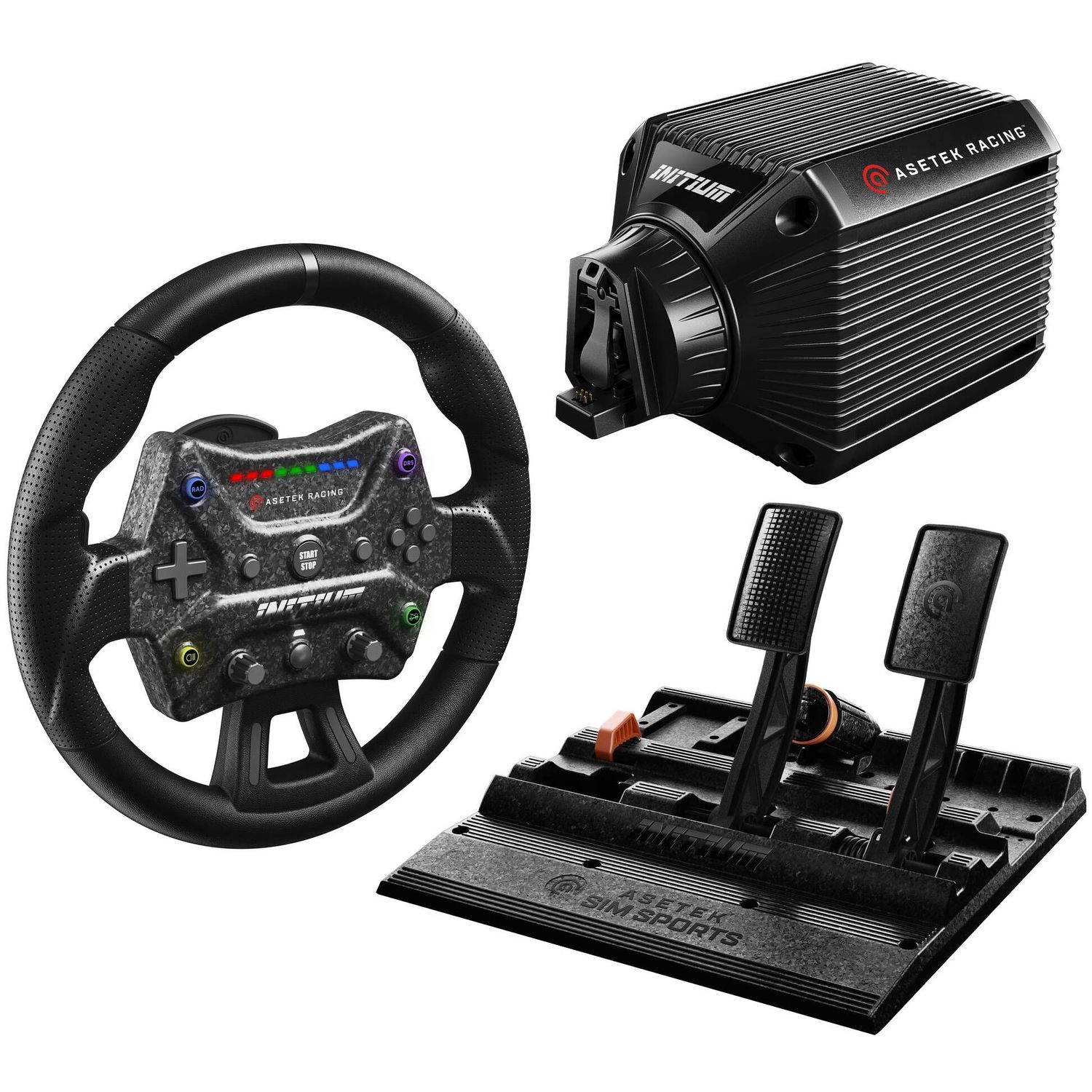 Asetek SimSports Initium Racing Bundle (PC) (Wheel + Base + Pedal Set)