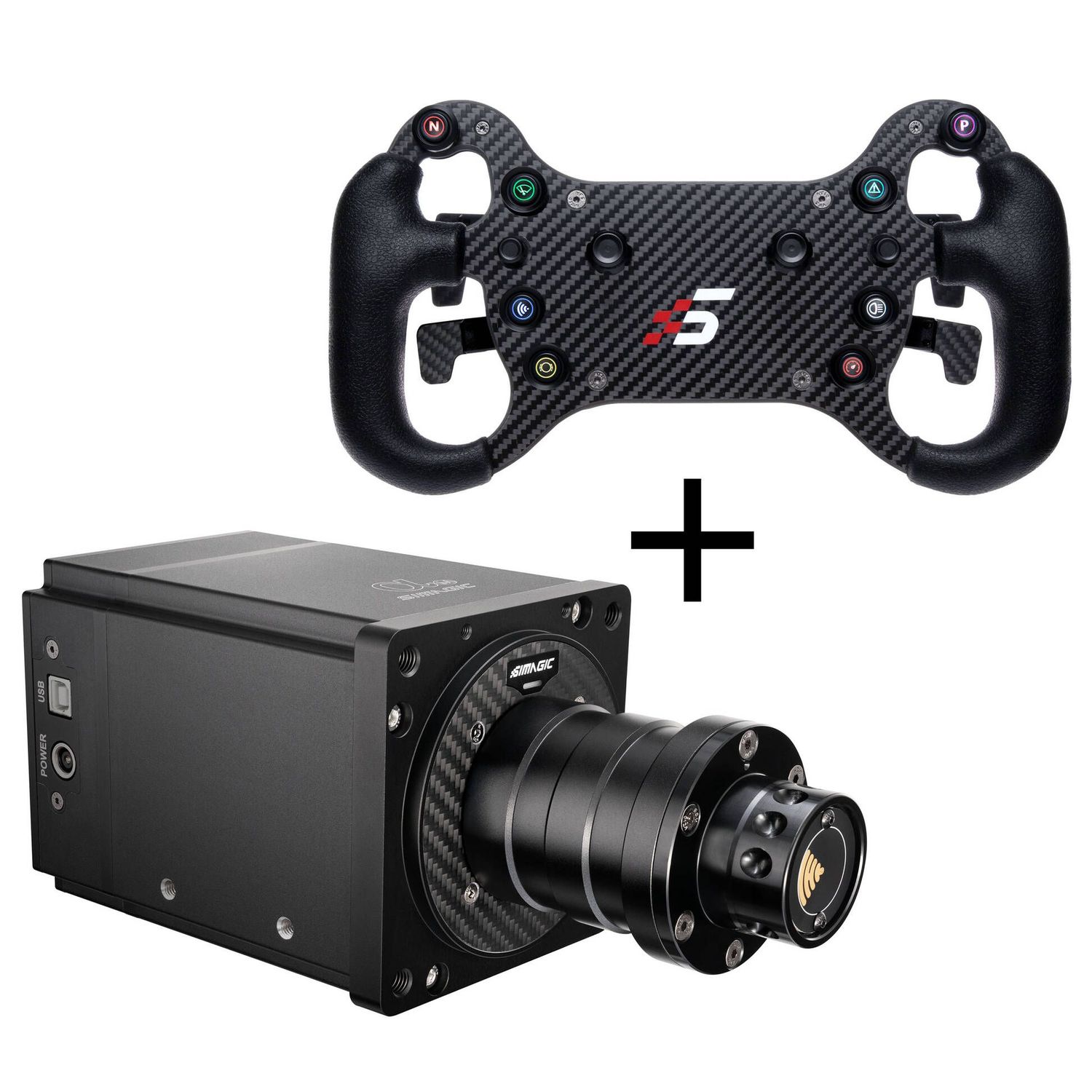 Simagic GT4 bázis + Alpha Mini Direct Drive kormány (10Nm)