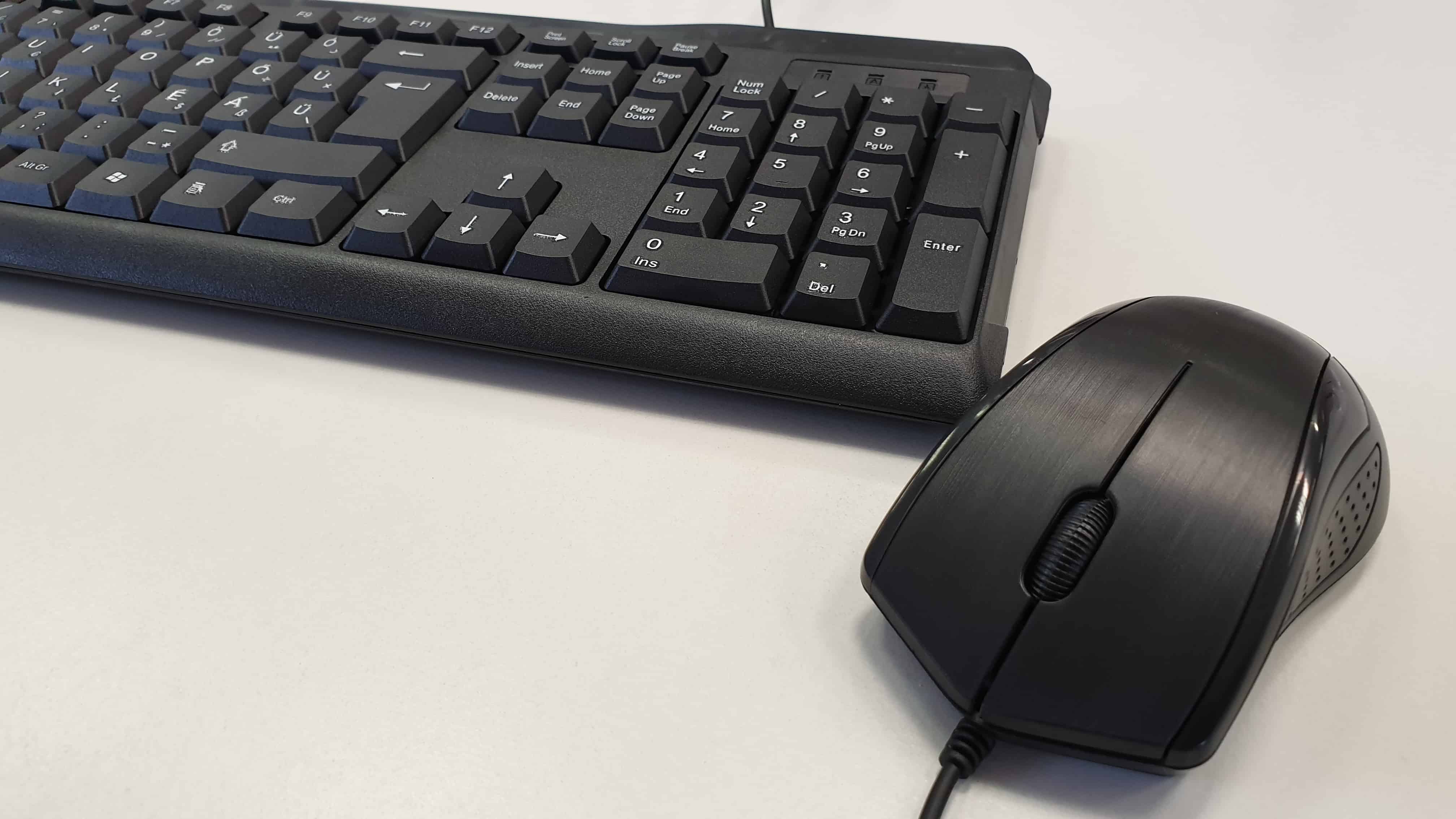 Keyboard + Mouse Kolink 64U01 Membrane Black USB Hungarian