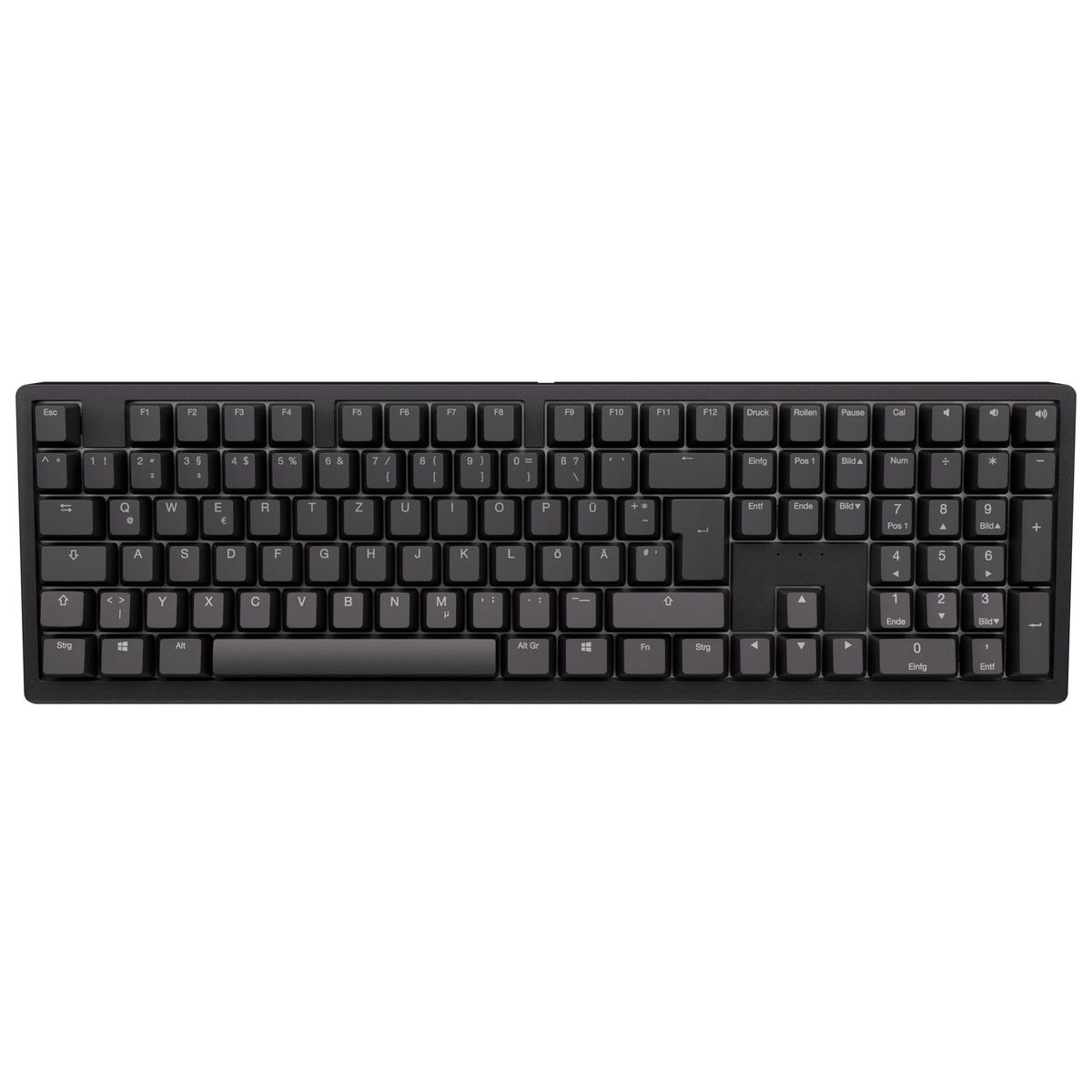 Billentyűzet Ducky Zero 6108 Classic Black Wireless Gaming, ISO / Német, MX2A Brown