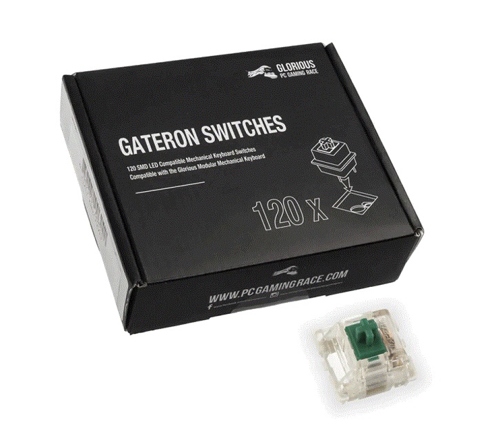 Billentyűzet kiegészítő Glorious Gateron Green Switch (120db)