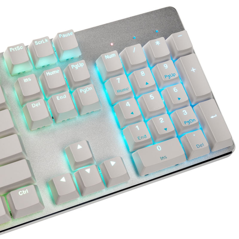 Glorious GMMK Full Size White Ice Edition - Gateron-Brown, US-Layout