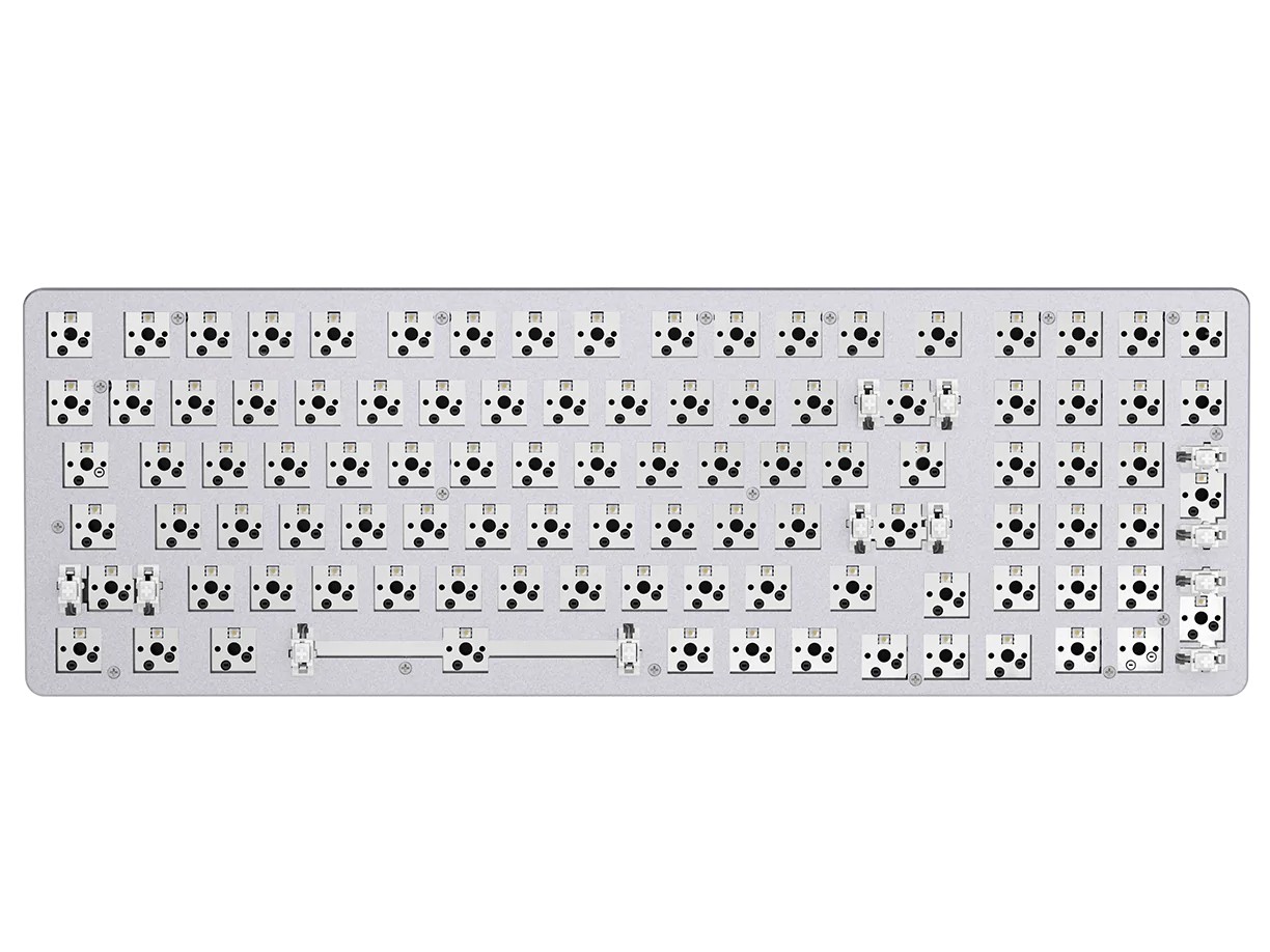 Billentyűzet Glorious GMMK 2 Full-Size Barebone ANSI-kiosztás Fehér