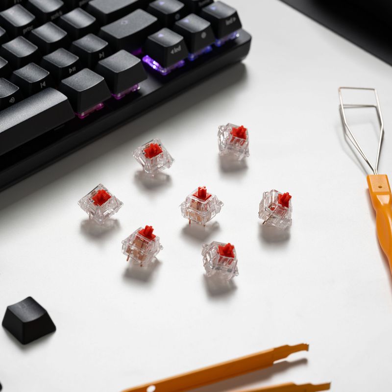 Glorious Fox Switches, 3-Pin, linear, MX-Stem, 45g - 110 pcx