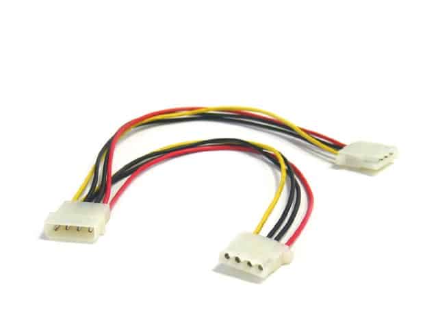 Cable power adaptor Kolink Molex (Male) - 2x Molex (Female)