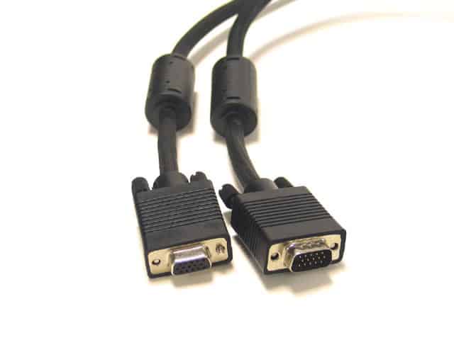 Cable VGA extension D-Sub (Male) - D-Sub (Female) 5m shilded