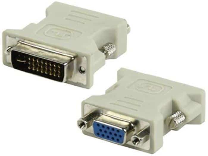 Kábel VGA Átalakító D-Sub (Female) - DVI (Male) Adapter